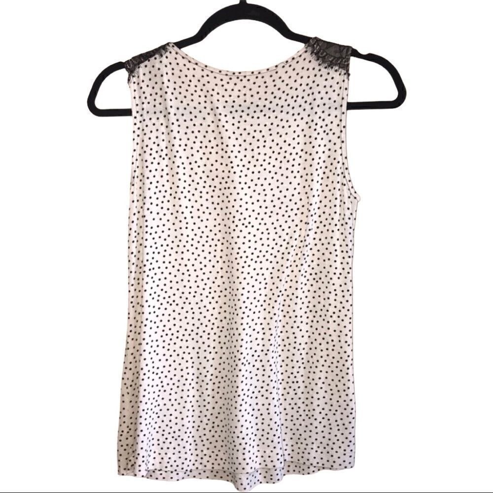 Loft Polka Dot Sleeveless Summer Top - Picture 3 of 5